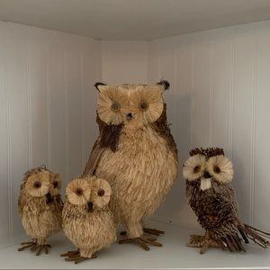 Wooden Owl Decoration